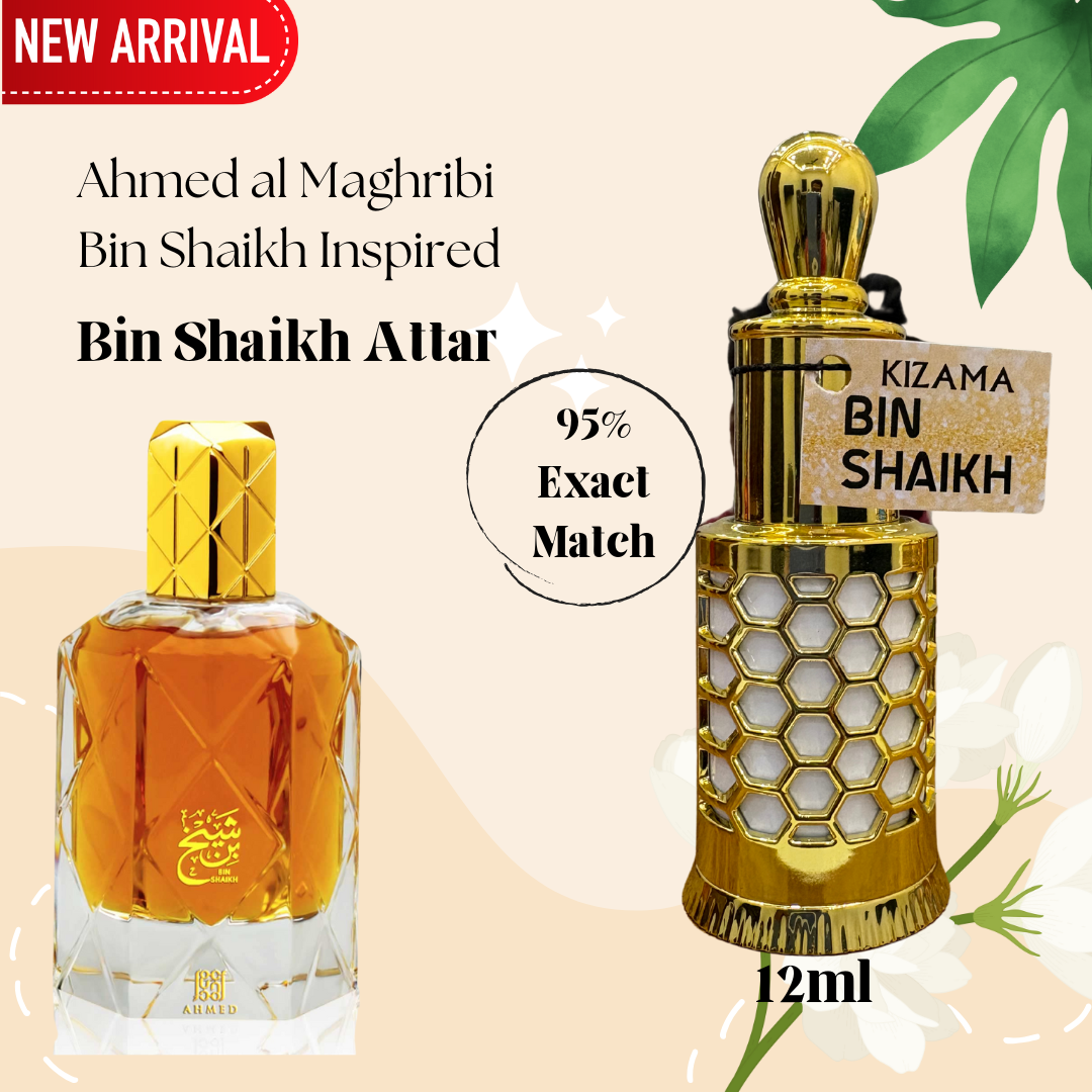 Kizama Bin Shaikh Attar For Men & Women Inspired By Famous Perfume Bin Shaikh by Ahmed al Maghribi KizamaPerfumery