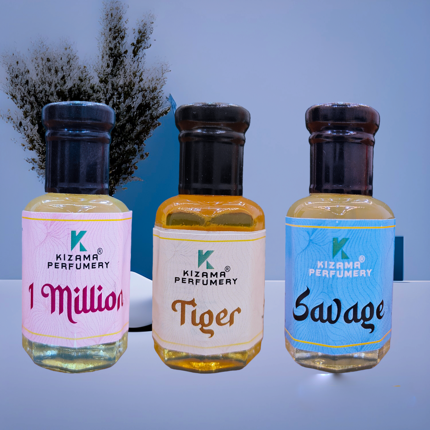 Kizama Top Selling Attar Combo for Men in Plain Bottle KizamaPerfumery