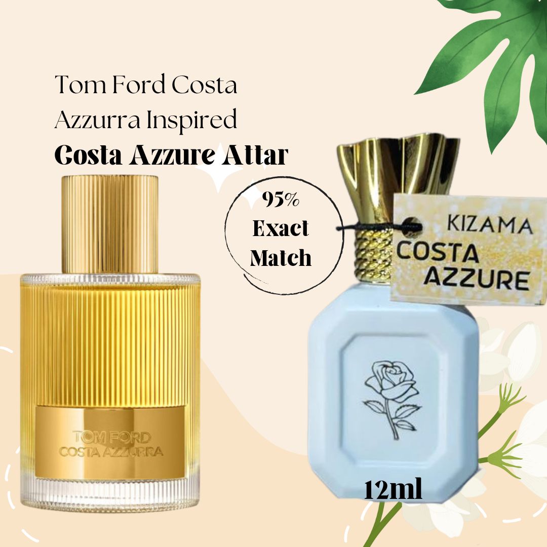 Kizama Costa Azzure Unisex Attar Inspire by Tom Ford Costa Azzurra Kizama Perfumery