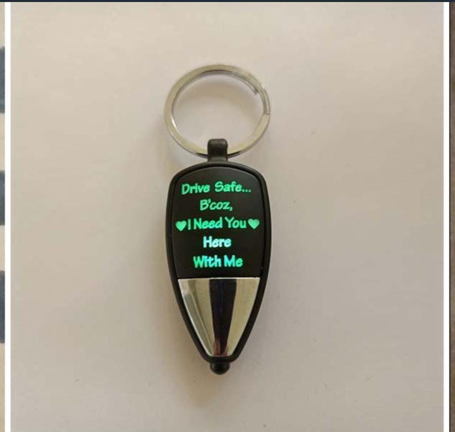 Multi Led Drive Safe Keychain KizamaPerfumery