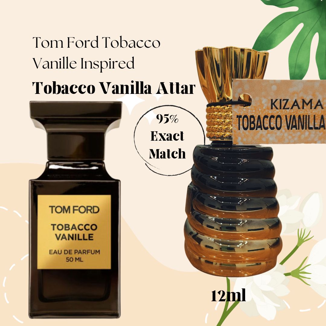 Kizama Tobacco Vanilla Attar for Men & Women Inspired by Tom Ford's Tobacco Vanille Perfume Kizama Perfumery