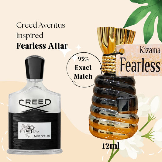 Kizama Fearless Attar Perfume For Men Inspired by Creed Aventus Kizama Perfumery