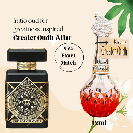 Kizama Greater Oud Attar for Men & Women Inspire by Oud for Greatness by Initio Parfumes Kizama Perfumery