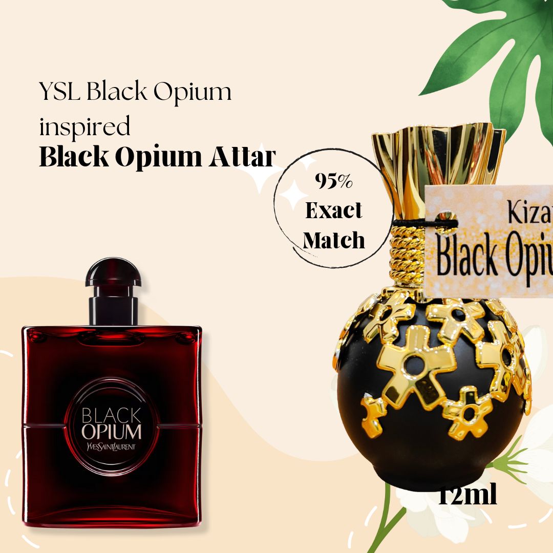 Kizama Black Opium Attar for Women Inspired by YSL Black Opium Kizama Perfumery