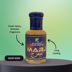 Kizama Marj Unisex Attar Inspired by Famous Marj Perfume by Ahmed Al Maghribi